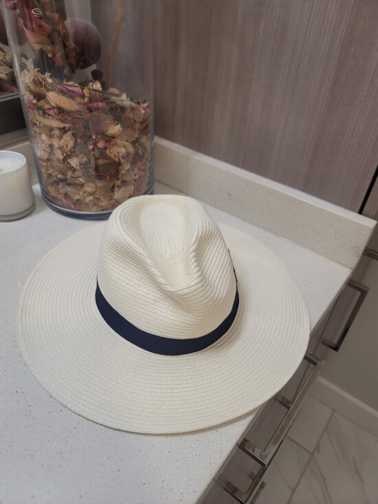 Jess Collett Ivory Traveler Hat Sz Small SPF50+ Packable